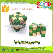 Promotional Wooden Intelligent Classic Toys 2.5cm IQ Cube Puzzle